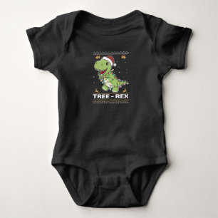 Body Para Bebê Tree-Rex Funny Dinosaur Pun T-Rex