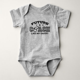 Body Para Bebê Treinador Futuro Como O Meu Pai Bebê Roupa