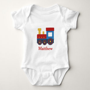 Body Para Bebê Trem Cute e Colorido para Bebê Menino Recém-Nascid