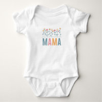 Trendy Baby Romper para o Flor de Uma Mãe da Mãe
