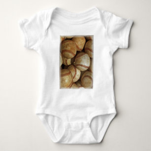 Body Para Bebê Trendy Baseball Trabalho de arte