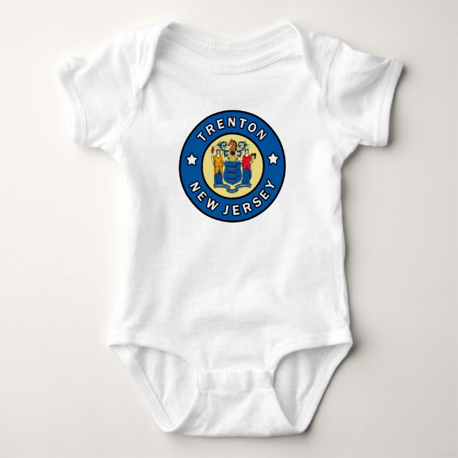 Body Para Bebê Trenton New Jersey (Frente)
