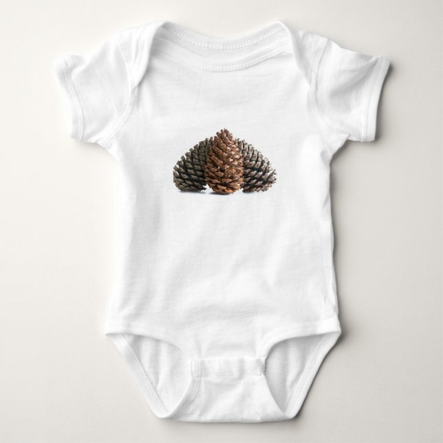 Body Para Bebê Três pinos (Frente)