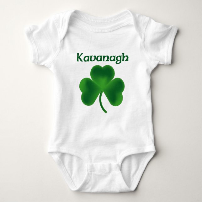 Body Para Bebê Trevo de Kavanagh (Frente)