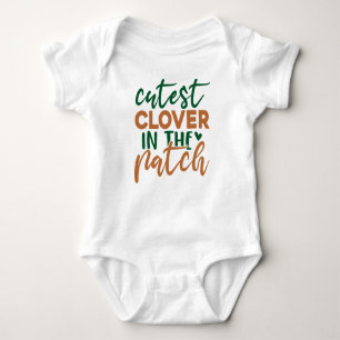 Body Para Bebê Trevo Mais Fofo do Canto St Patrick's-60863