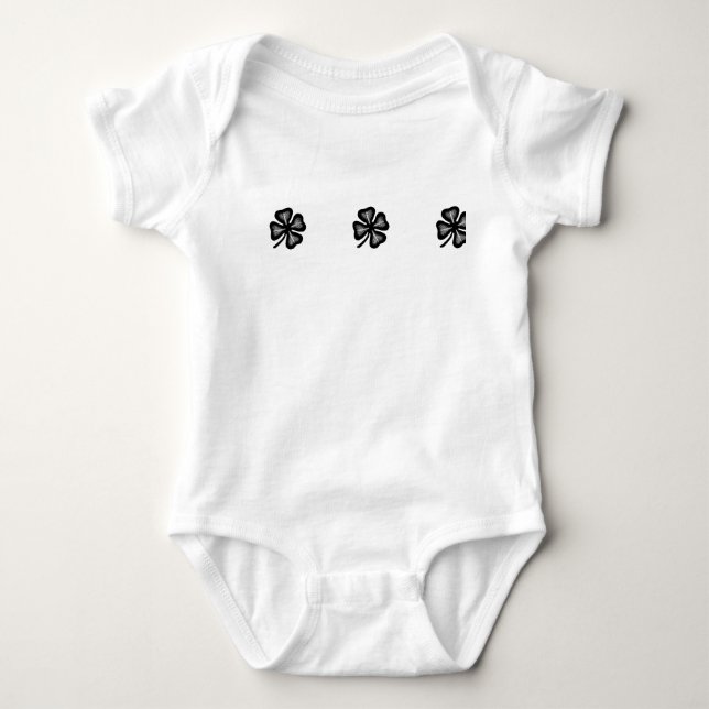 Body Para Bebê Trevos - (Frente)
