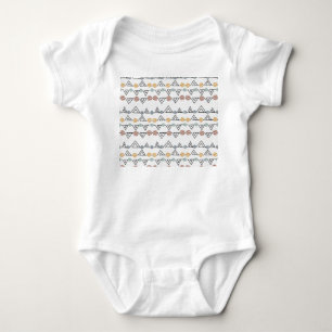 Body Para Bebê Triângulos Bauhaus
