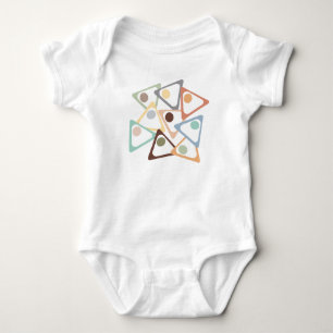 Body Para Bebê Triângulos de Pastel