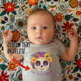 Body Para Bebê 🌹Tributo à La Catrina no Dia de Muertos 🌹