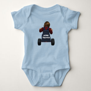 Body Para Bebê Triciclo Icônico Fofinho Bebê Menino Menina Hallow