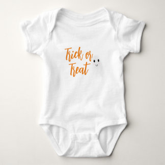 Body Para Bebê Trick or Treat Fantasma Halloween
