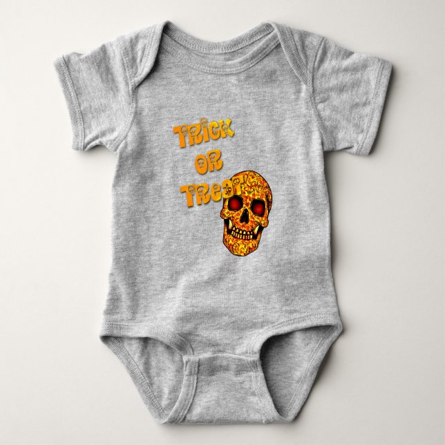Body Para Bebê Trick or treat Halloween  (Frente)