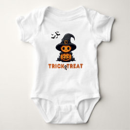 Body Para Bebê Trick ou Treine Pumpkin Baby Bodydress