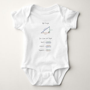 Body Para Bebê Trigonometria Educacional Sine Cosine