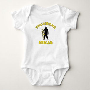 Body Para Bebê Trombone Ninja