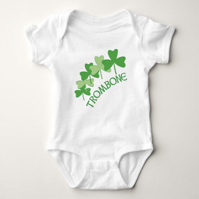 Body Para Bebê Trombone Shamrocks Arc (Frente)