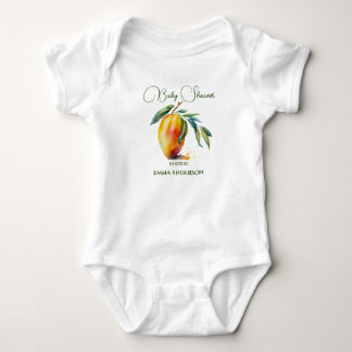 Body Para Bebê Tropical Mango | Baby Shower