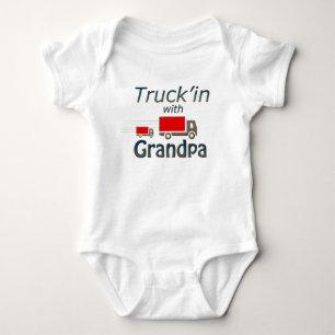 Body Para Bebê Truck'in com vovô