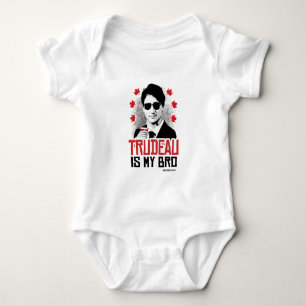 Body Para Bebê Trudeau é meu Bro - .png