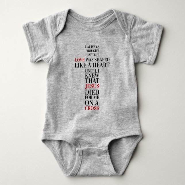 Body Para Bebê True love (Frente)