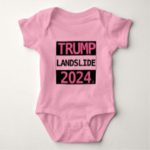 TRUMP LANDSLIDE 2024 para BABY! Bebê Body