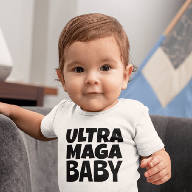 BODY PARA BEBÊ TRUMP ULTRA MAGA BABY JUMPSUIT ONE ONE PEIE (Criador carregado)