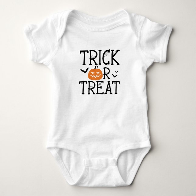Body Para Bebê Truque ou Tratar (Frente)