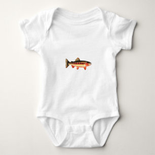 Body Para Bebê Truta dourada