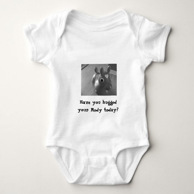 Body Para Bebê Tshirt do bebê de Rody (Frente)