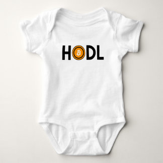 Body Para Bebê Tshirt do cryptocurrency de Bitcoin