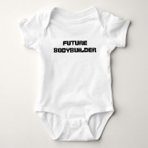 Body Para Bebê Tshirt futuro do bebê do Bodybuilder