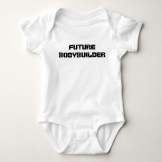 Body Para Bebê Tshirt futuro do bebê do Bodybuilder