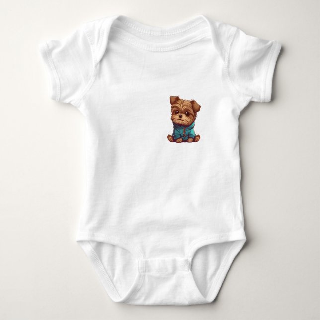Body Para Bebê tshirts para mi hijo (Frente)