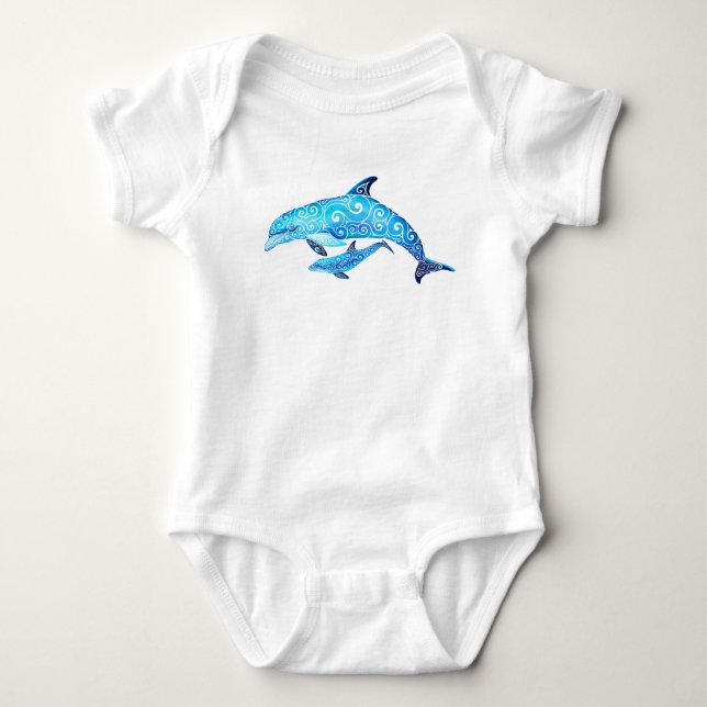 Body Para Bebê Tubarão (Frente)
