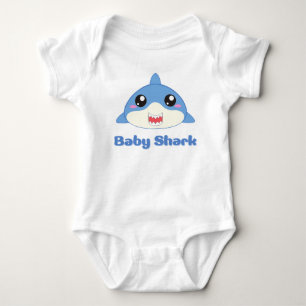 Body Para Bebê Tubarãozinho