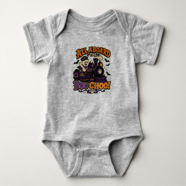 Body Para Bebê Tudo a Bordo do Boo Choo! (Frente)
