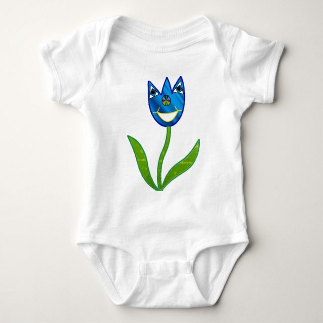 Body Para Bebê Tulipa (Frente)