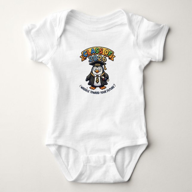 BODY PARA BEBÊ TURMA DE 2026 (Frente)