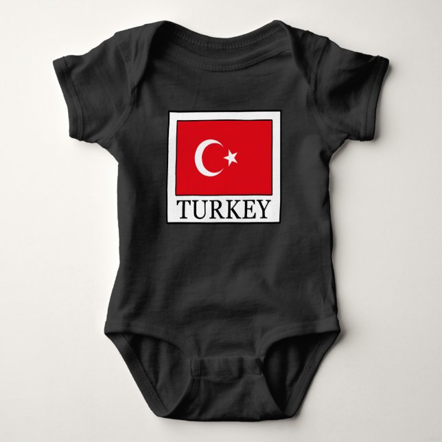 Body Para Bebê Turquia (Frente)