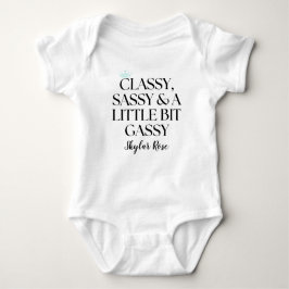 Body Para Bebê Turquoise Baby & Co. Baby Classy