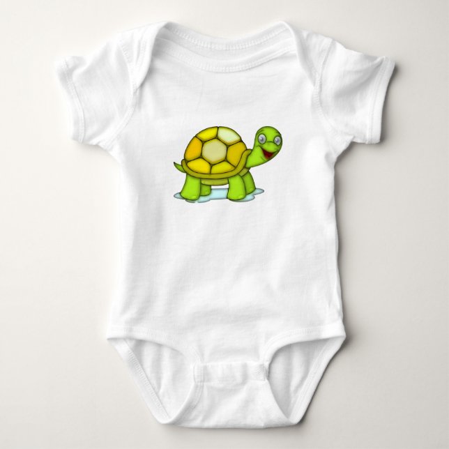 Body Para Bebê Turtle (Frente)