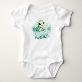 Body Para Bebê Turtley Adorable