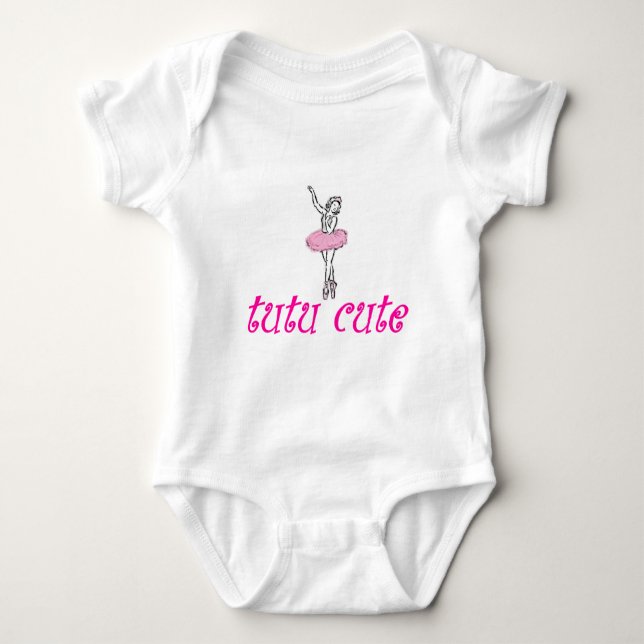 Body Para Bebê Tutu bonito (Frente)