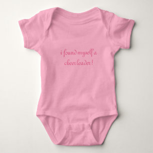 Body Para Bebê Tutu cor-de-rosa Onsie do cheerleader