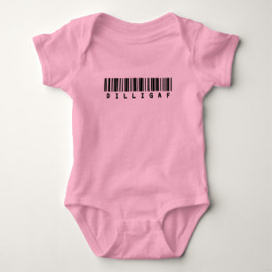 Body Para Bebê Tutu engraçado do bebé dos textos - DILLIGAF