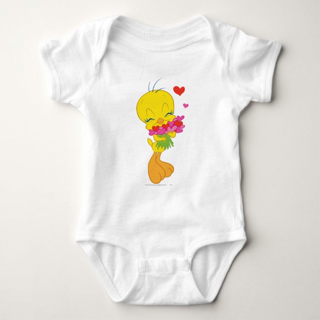 Body Para Bebê TWEETY™ Hearts (Frente)