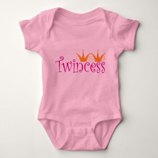 Body Para Bebê Twincess (Frente)