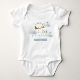 Body Para Bebê Twinkle Twinkle Pequena Estrela primeiro aniversar