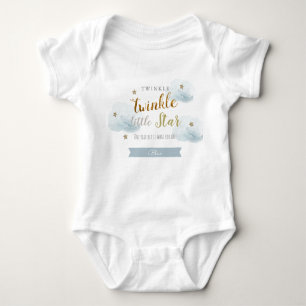 Body Para Bebê Twinkle Twinkle Pequena Estrela primeiro aniversar