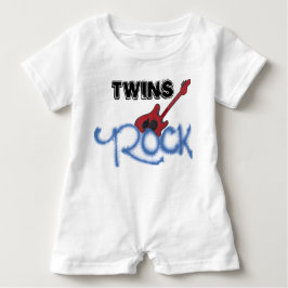 Body Para Bebê Twins Rock